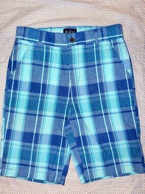 The Children’s Place Boys Plaid Chino Shorts